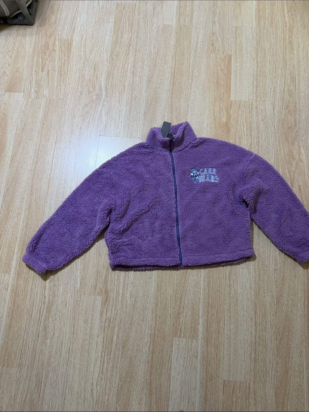 Care Bears Plush Purple Full-Zip Sherpa Jacket